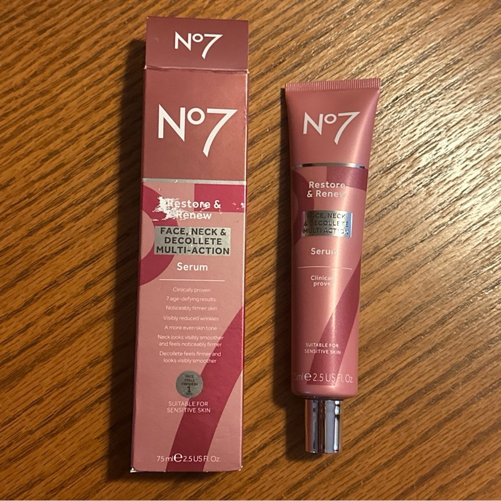 No7 Restore & Renew Serum - Pink